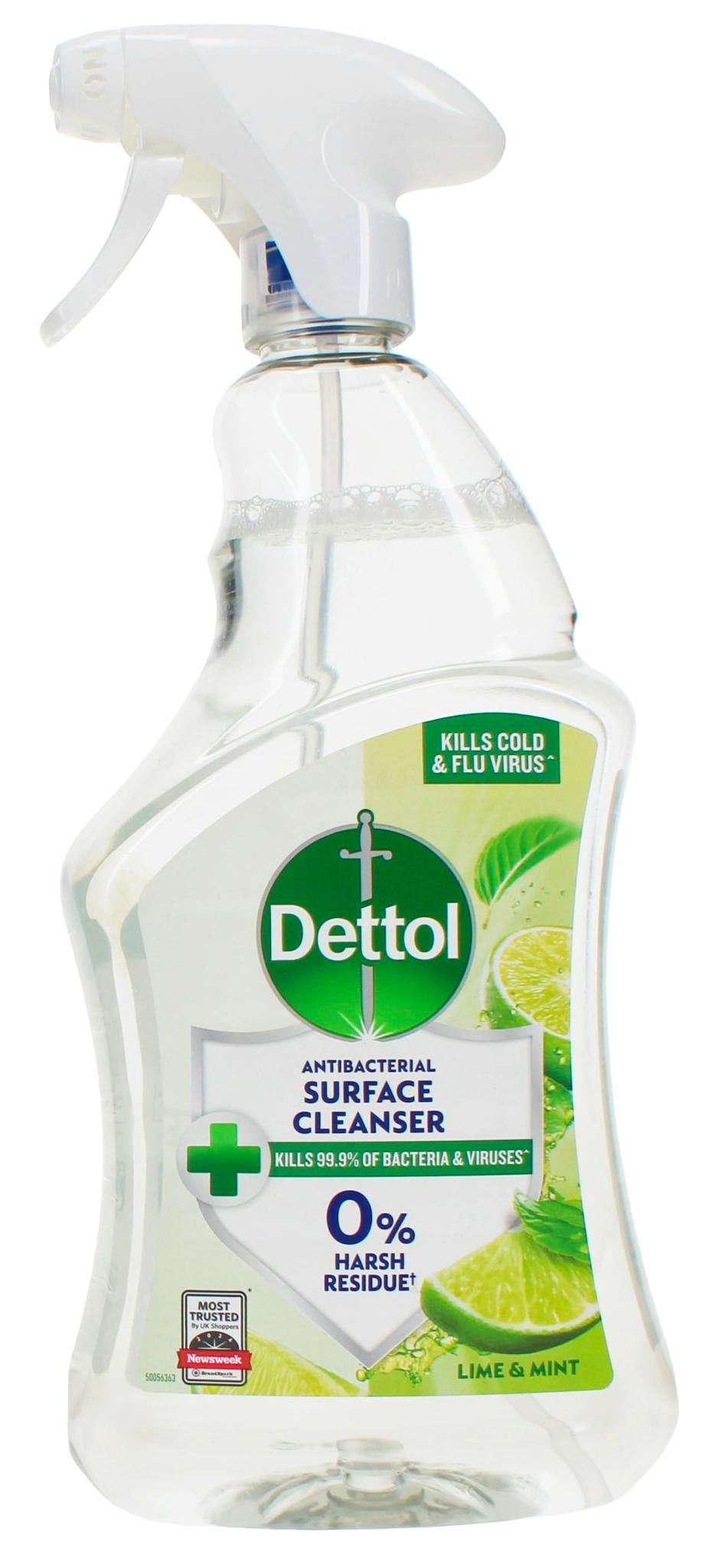 Dettol Antibacterial Surface Cleaner Spray Lime & Mint 750 ml