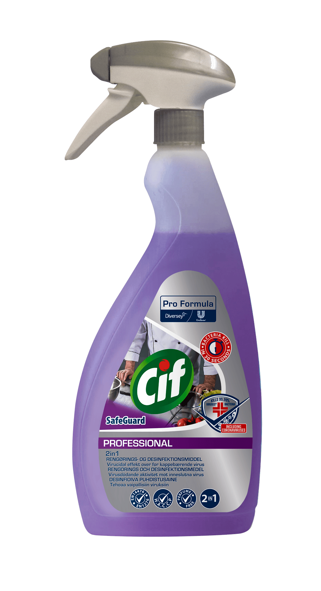 Cif Professional SafeGuard Kitchen Cleaner 750 ml