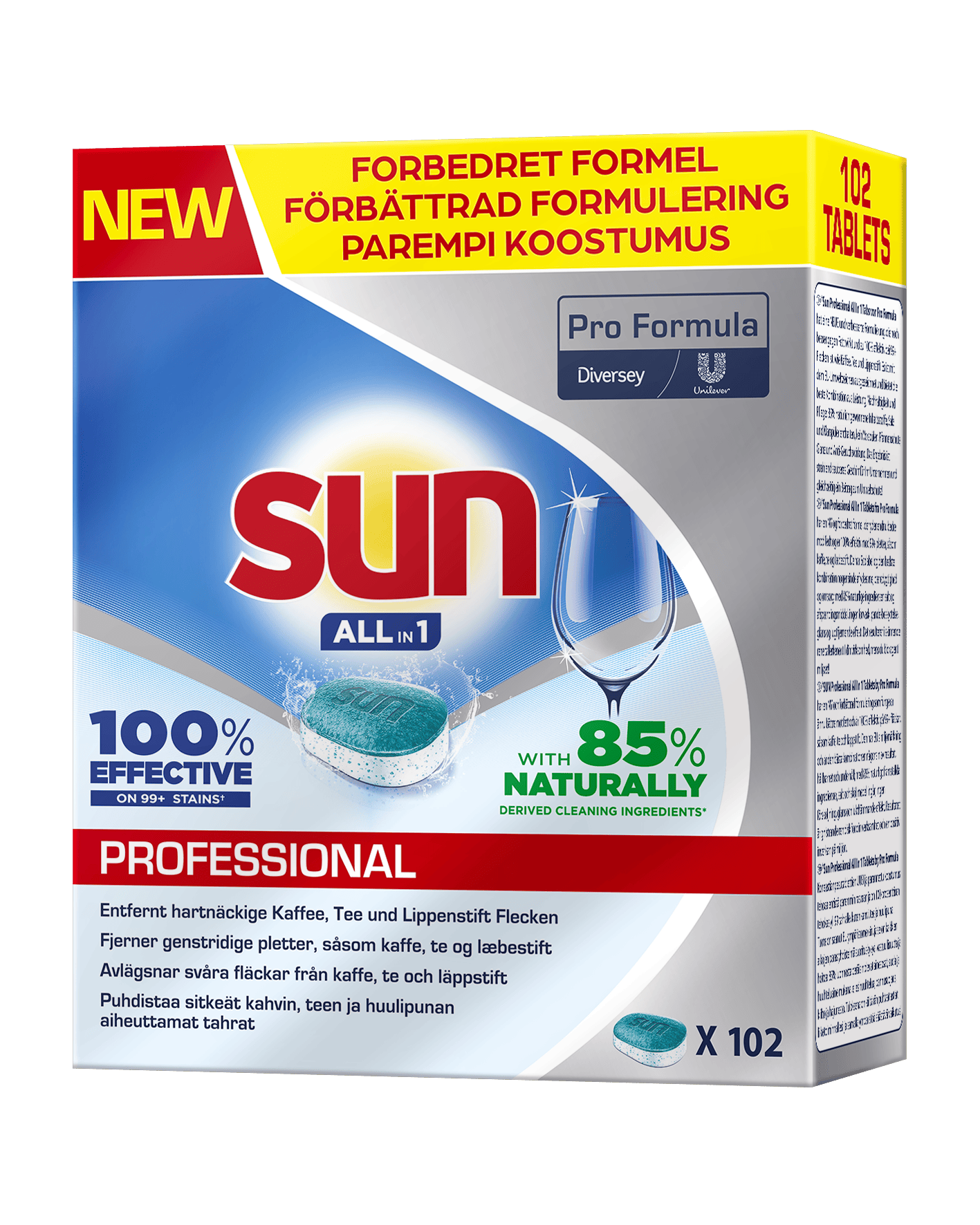 Sun Professional All In 1 Classic Tabs 102 kpl
