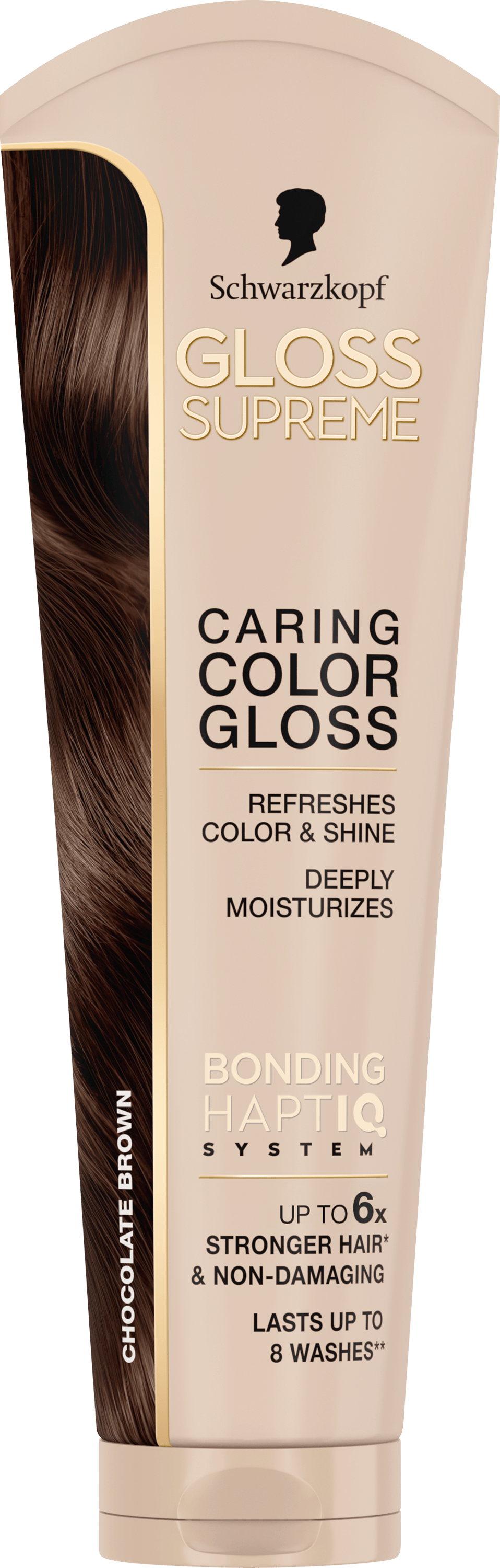 Schwarzkopf Gloss Supreme Caring Color Gloss Chocolate Brown 145 ml