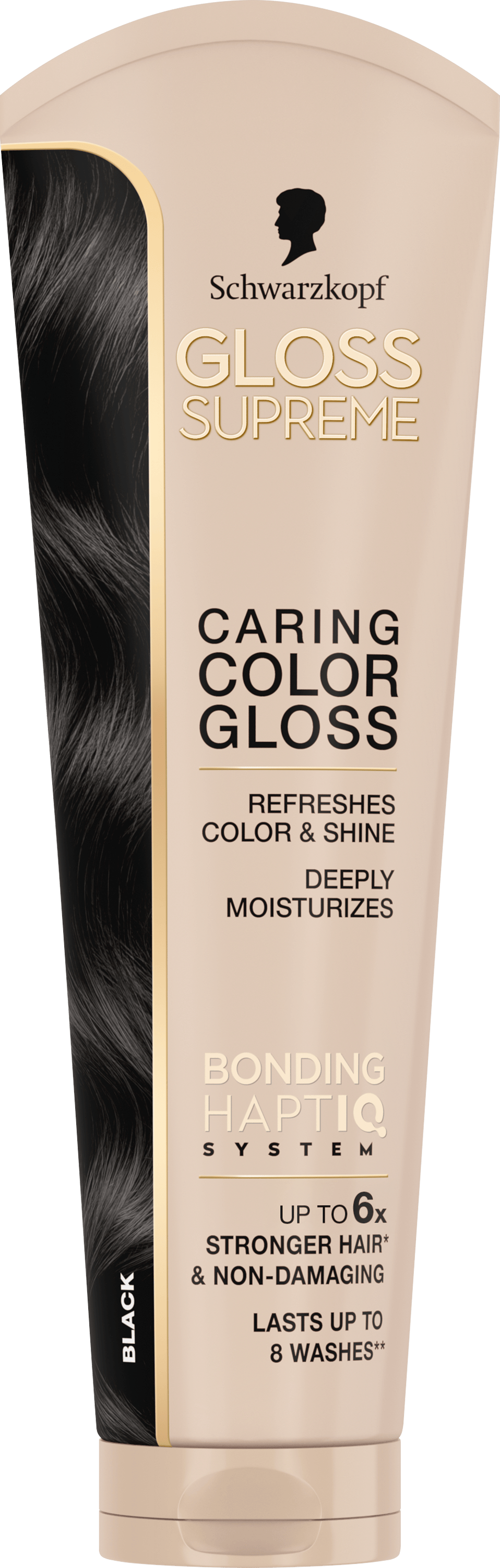 Schwarzkopf Gloss Supreme Caring Color Gloss Black 145 ml