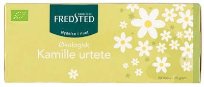 Fredsted Dansk Øko Kamille Urtete 20 breve