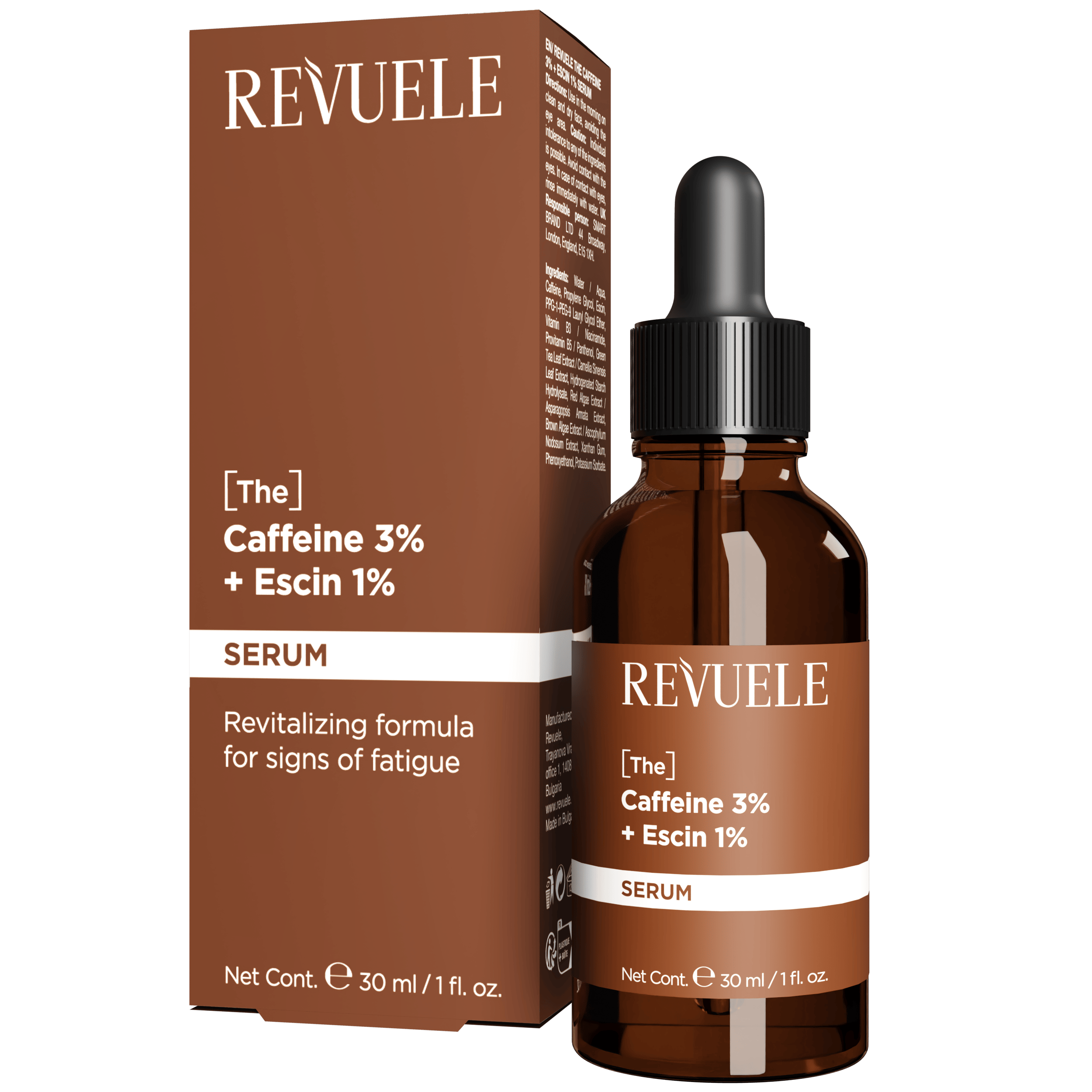 Revuele The Caffeine 3% + Escin 1% Serum 30 ml