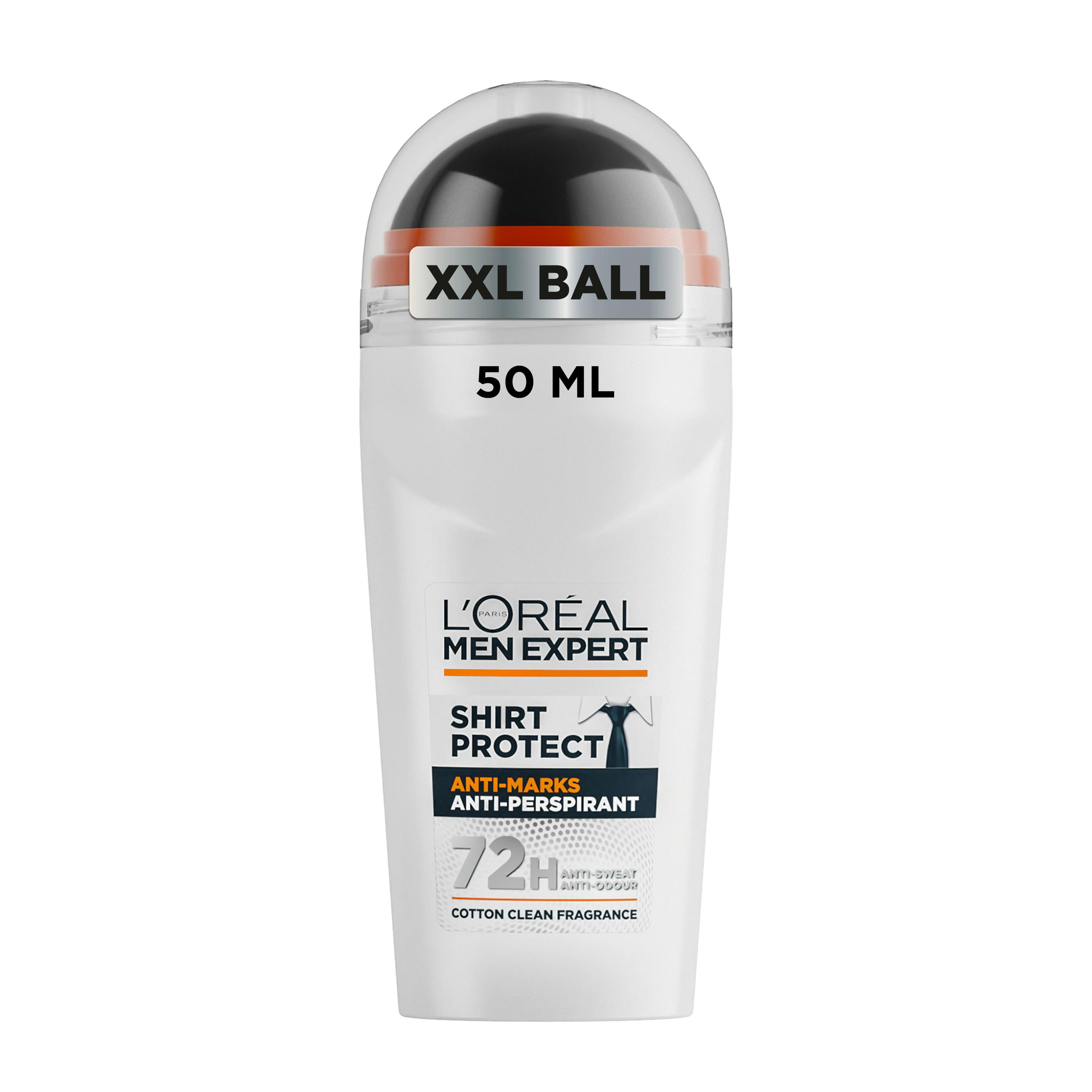 L'Oréal Paris MEN EXPERT Shirt Protect 72H Anti-Marks Anti-perspirant Deodorant Roll On 50 ml