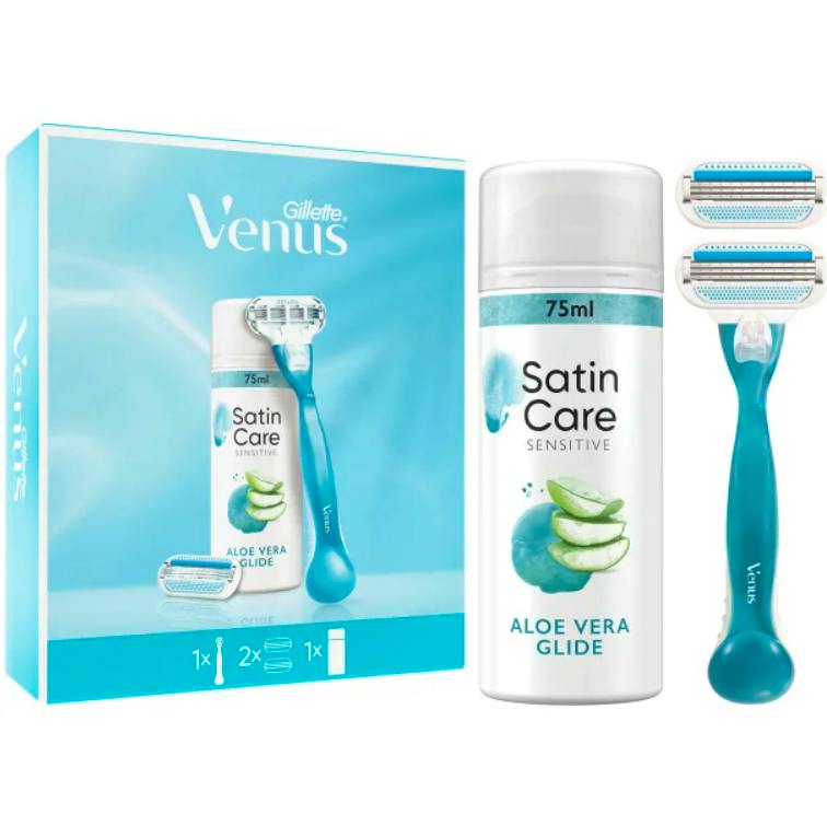 Gillette Venus Smooth Gift Set 75 ml + 1 pcs + 1 st