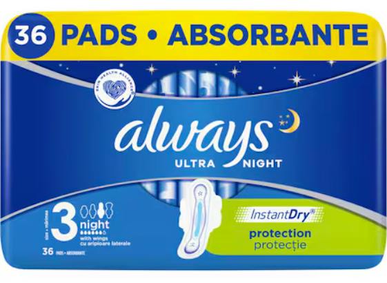 Always Ultra Day & Night Wings 36 st