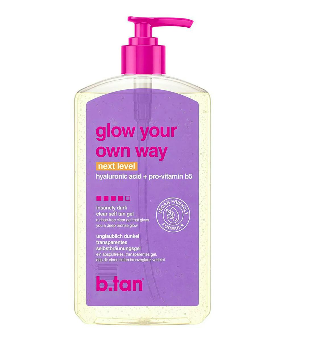 B.Tan Glow Your Own Way Next Level Self Tan Gel 437 ml