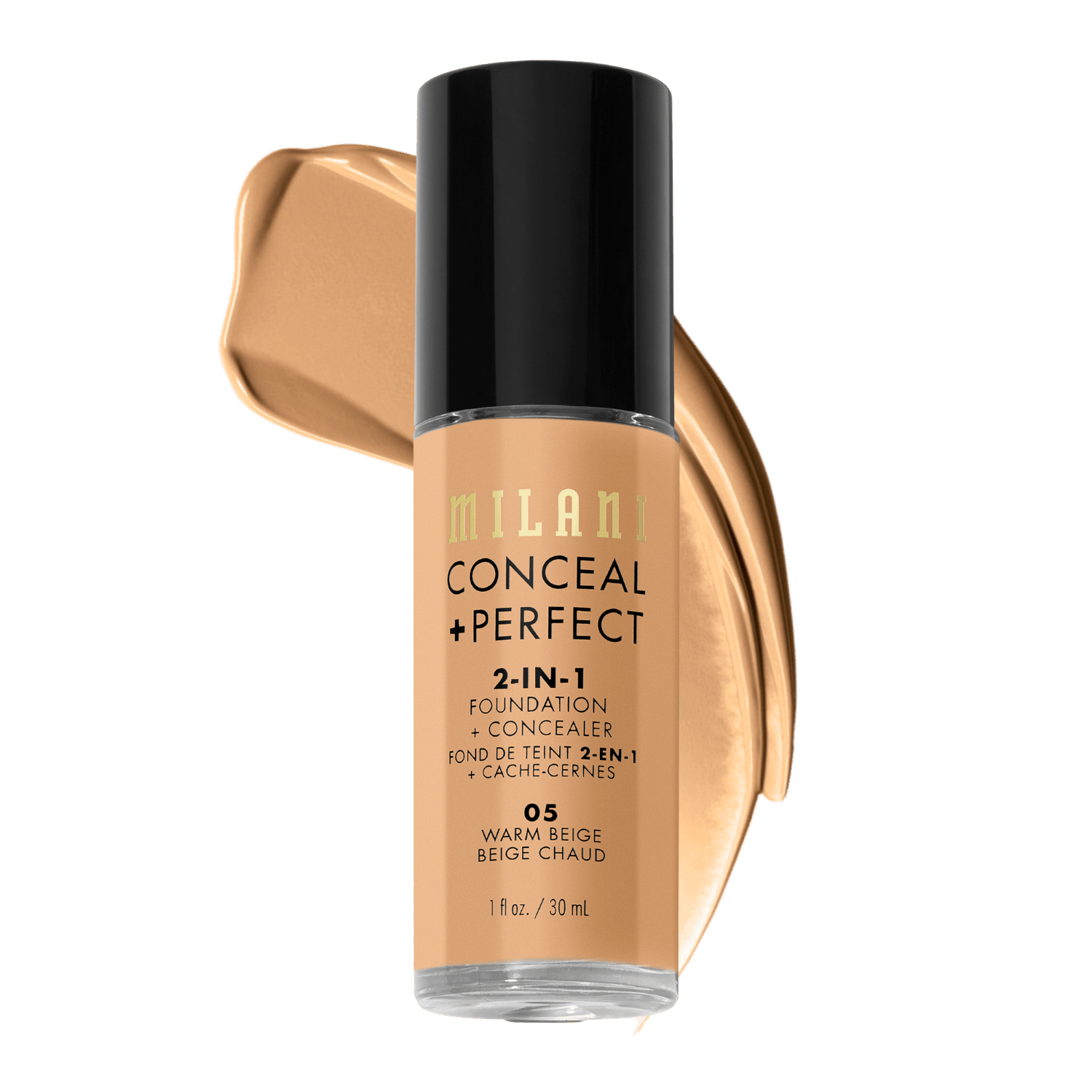 Milani Conceal + Perfect 2in1 Foundation + Concealer 05 Warm Beige 30 ml