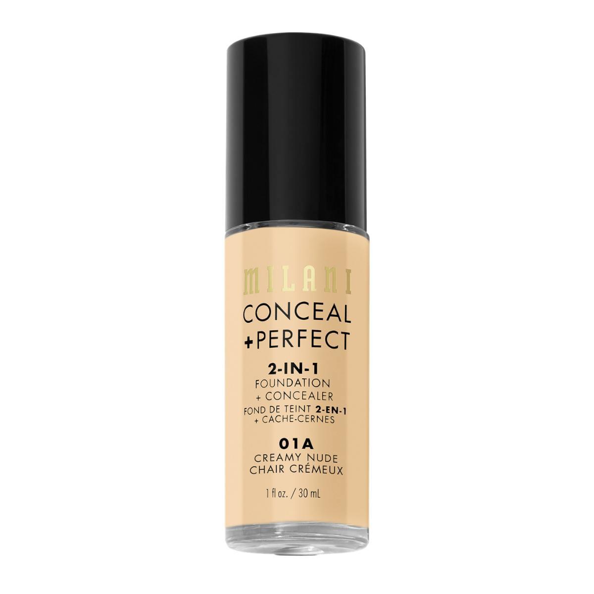 Milani Conceal + Perfect 2in1 Foundation + Concealer 01A Creamy Nude 30 ml