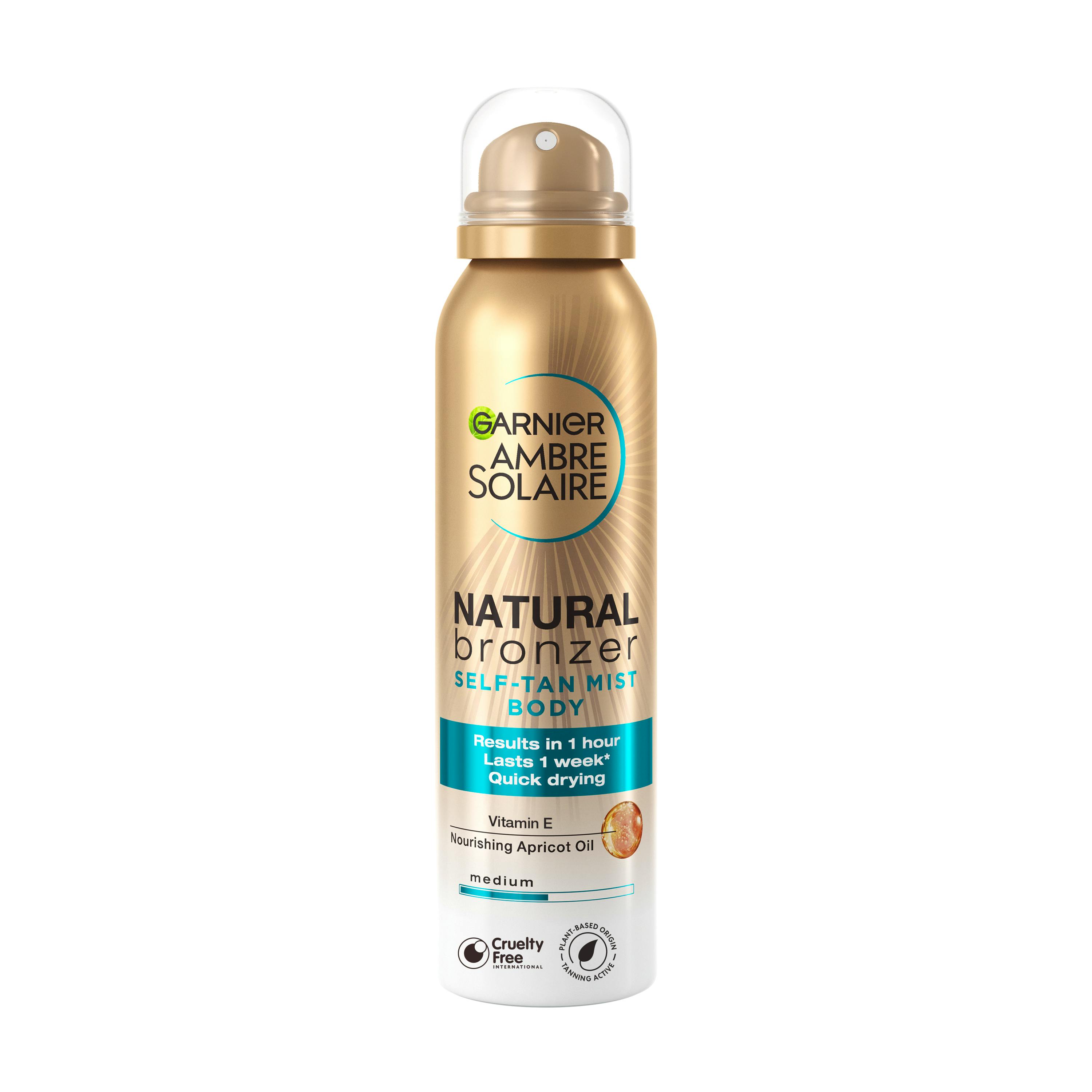 Garnier Ambre Solaire Bronzer Sun Tan Body Spray Medium 150 ml