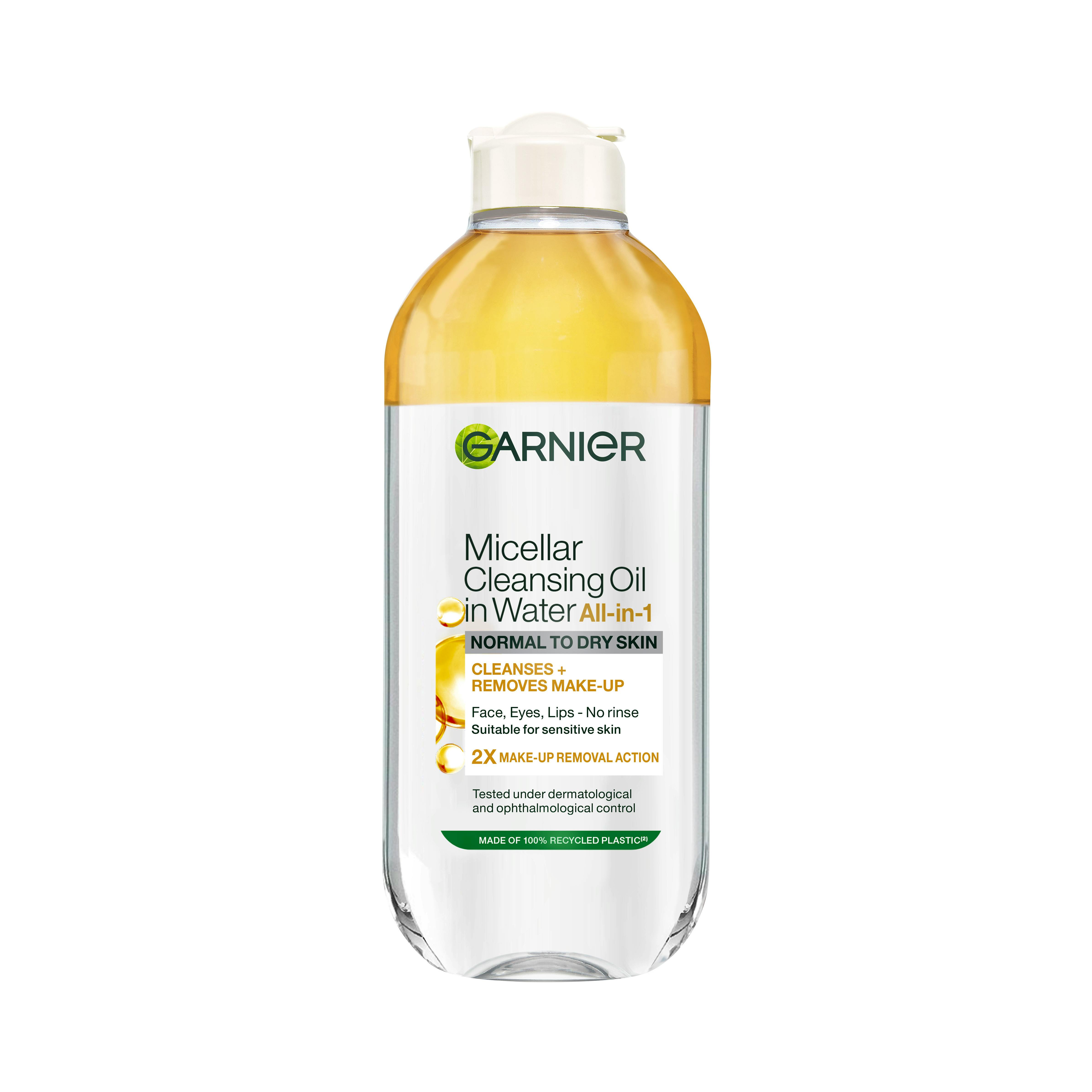 Garnier Micellar Cleansing Water In Oil For Dry & Very Dry Skin 400 ml