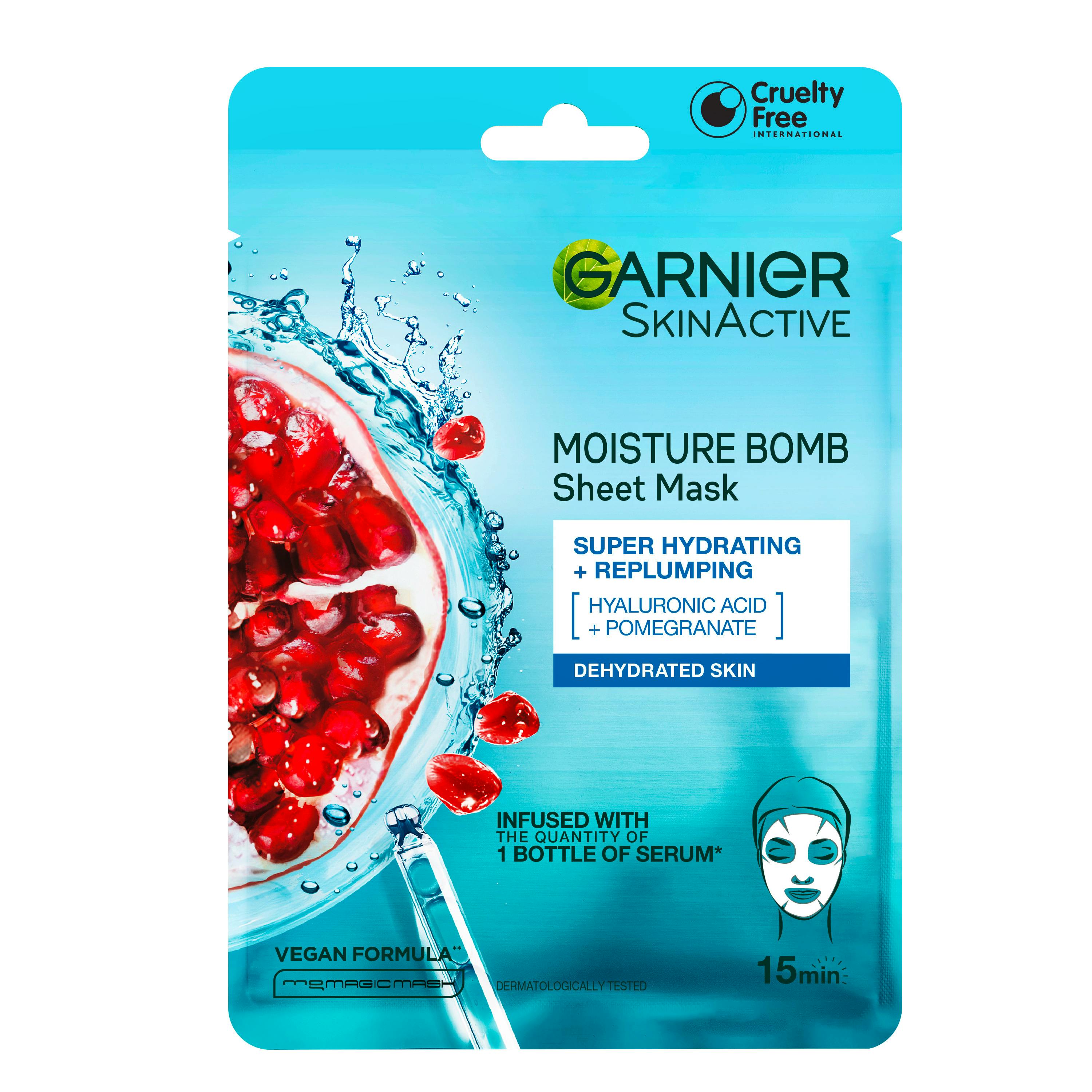 Garnier Skin Active Moisture Bomb Tissue Mask 1 stk