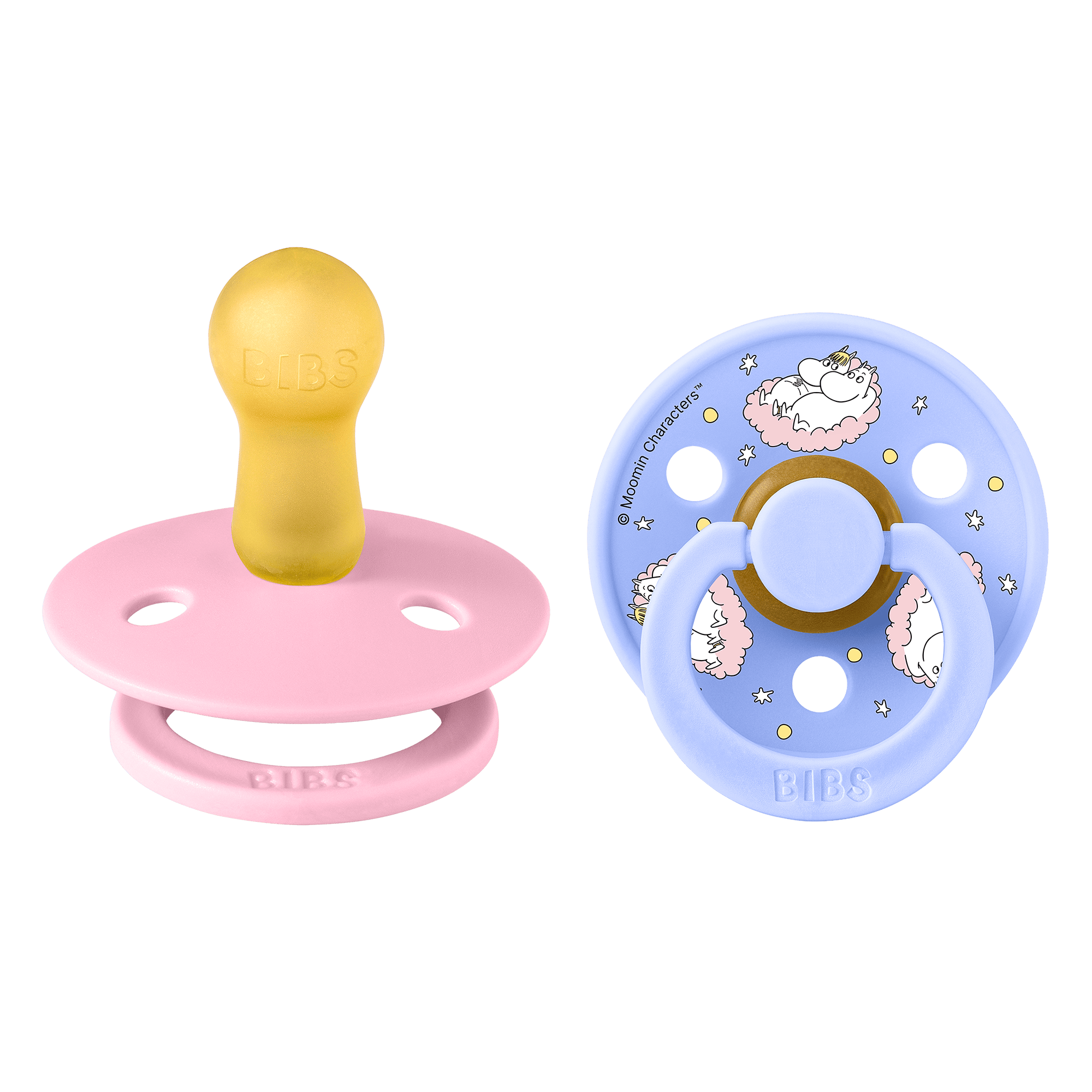 BIBS x Moomin Colour Dreaming Latex Size 2 Baby Pink Mix 2 st