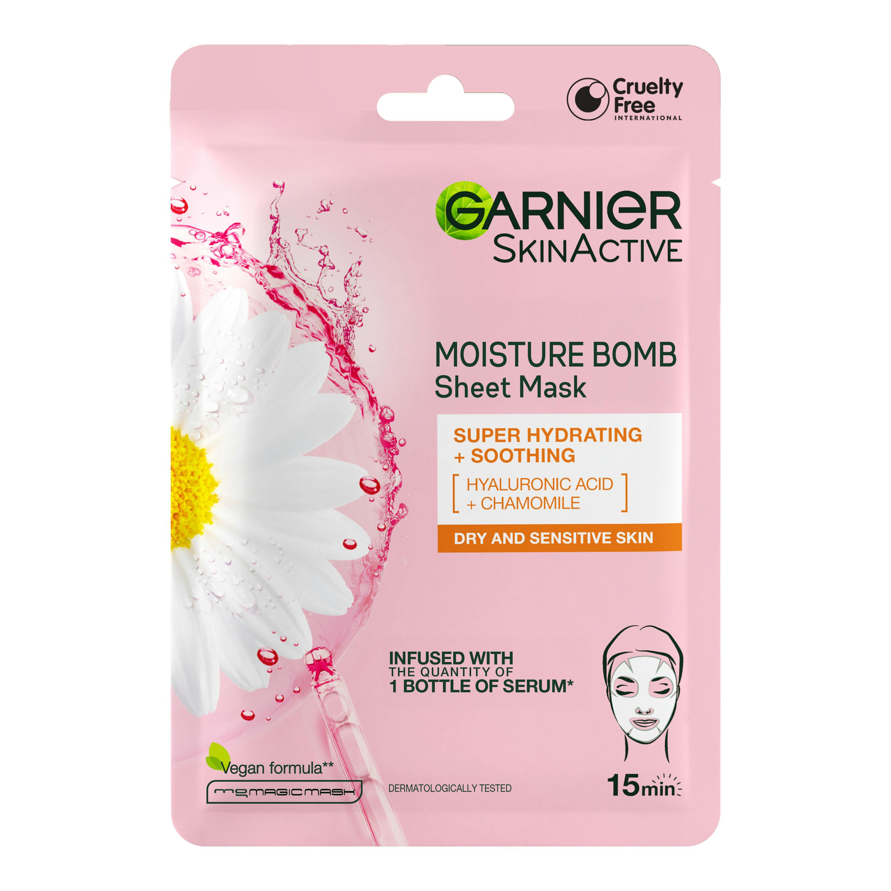 Garnier Moisture Bomb Hydrating Face Mask Chamomile 1 st