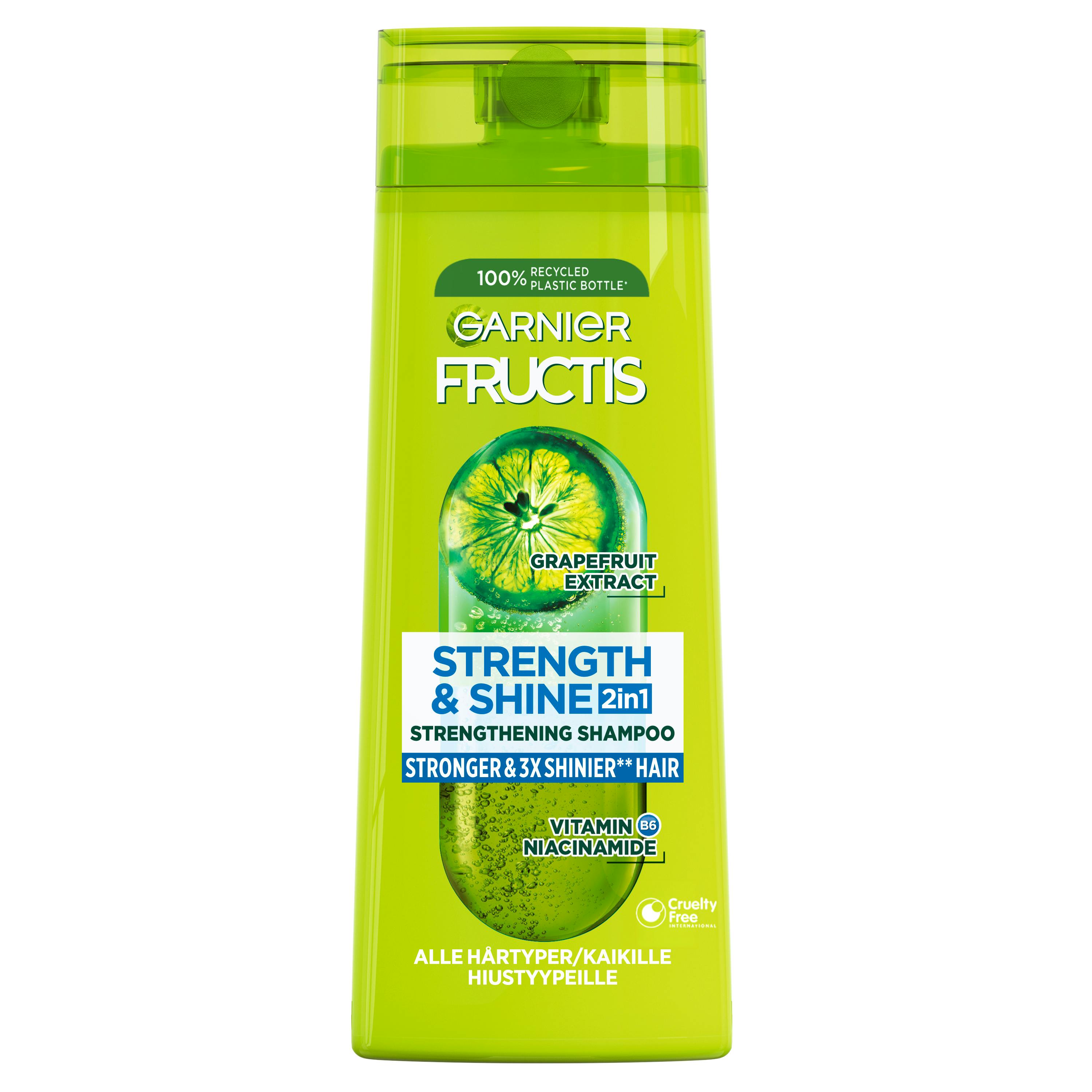 Garnier Fructis Strength & Shine 2 In 1 Shampoo 400 ml