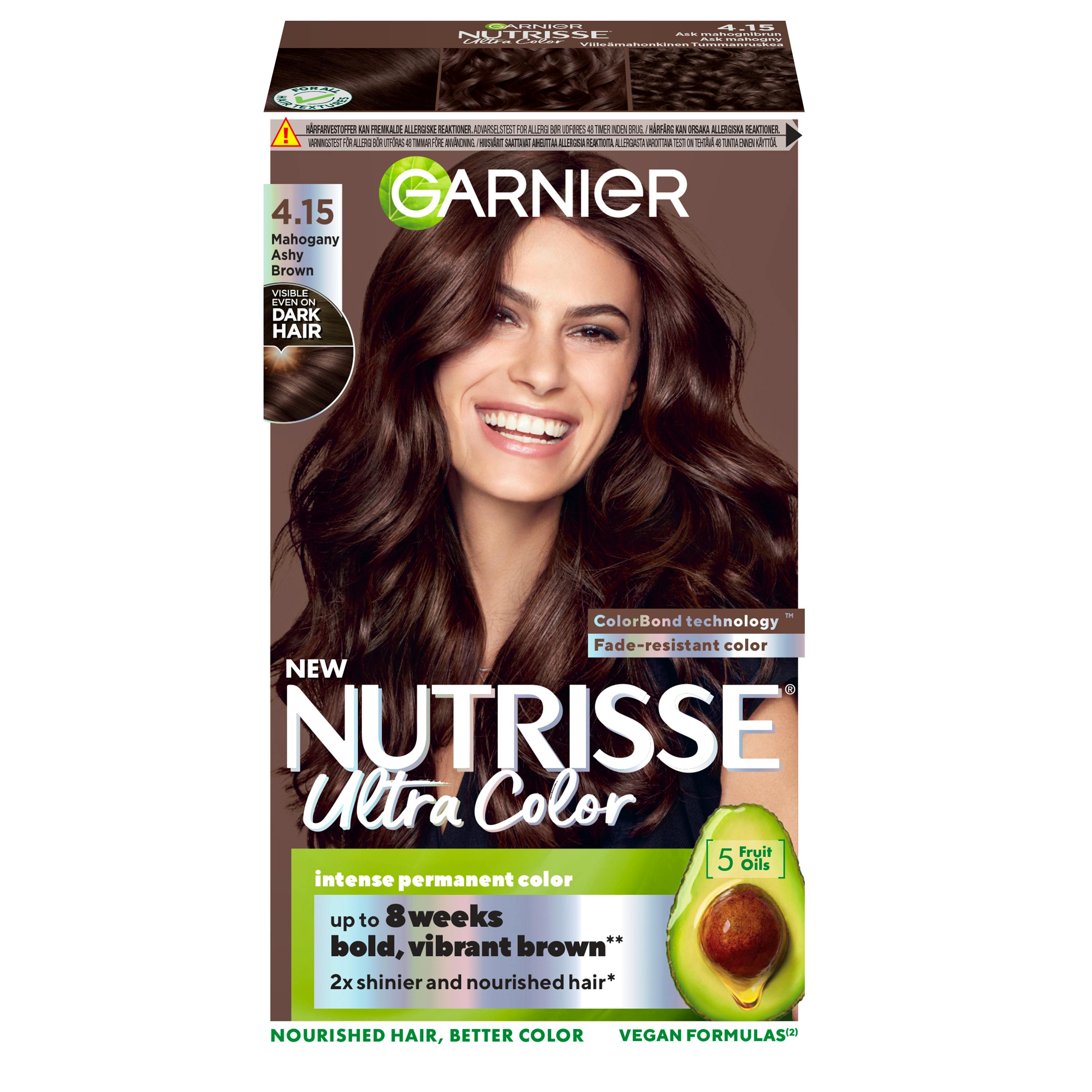 Garnier Nutrisse Ultra 4.15 Mahogany Ashy Brown 1 st