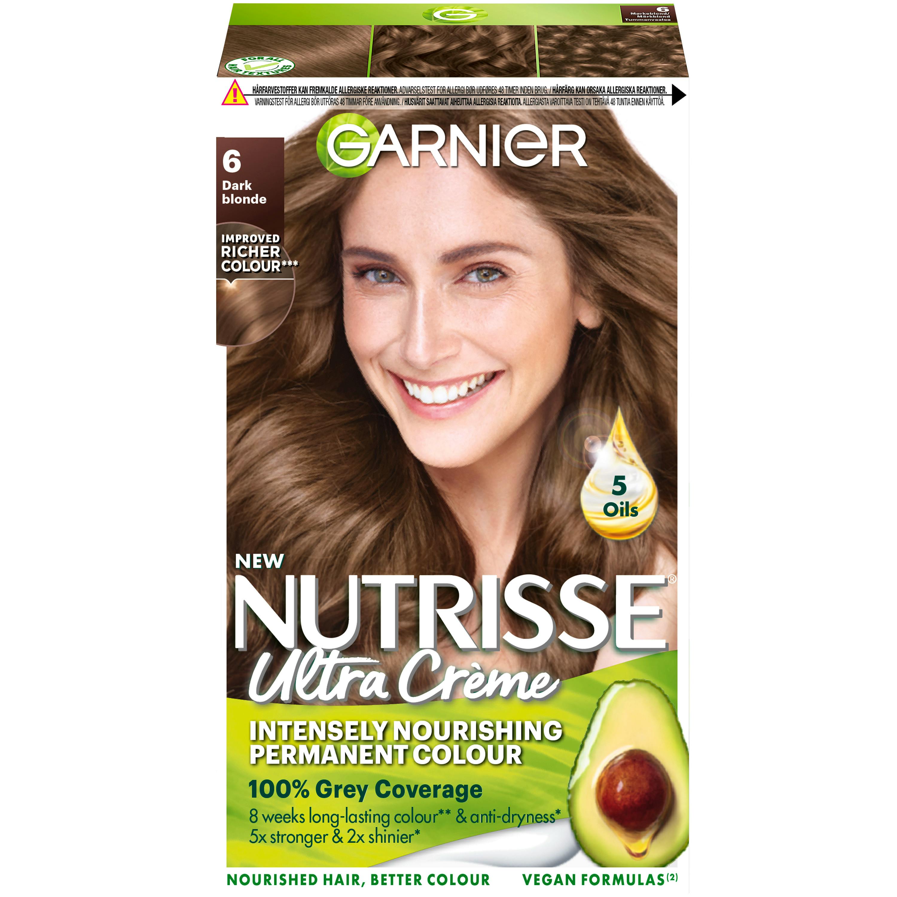 Garnier Nutrisse Cream 6.0 Light Brown 1 st