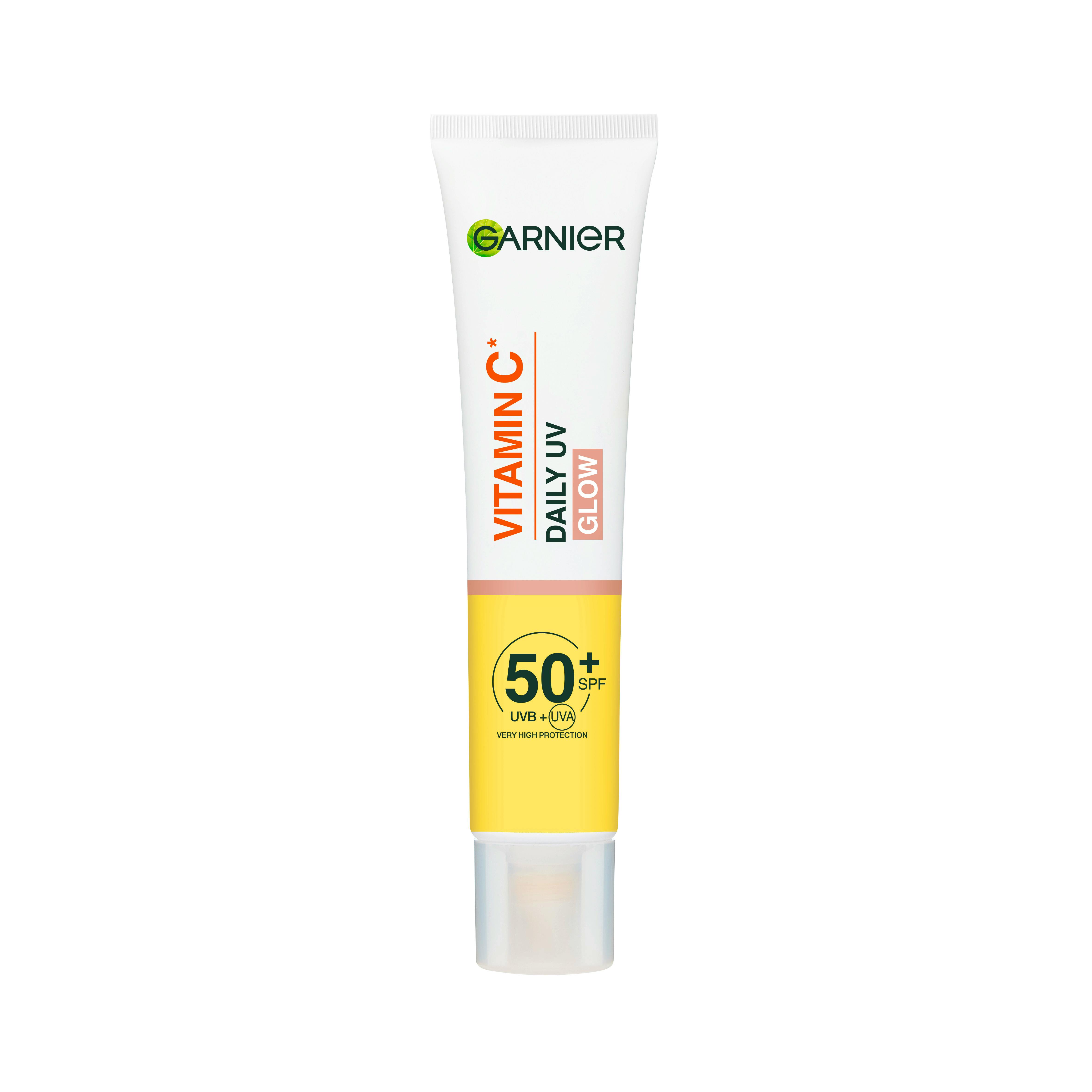 Garnier Vitamin C Glow-Boosting Daily UV Fluid SPF50+ For Dull Skin Sheer Glow 40 ml
