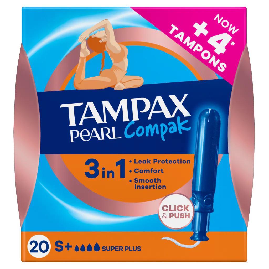 Tampax Compak Pearl Tampons Super Plus 20 st