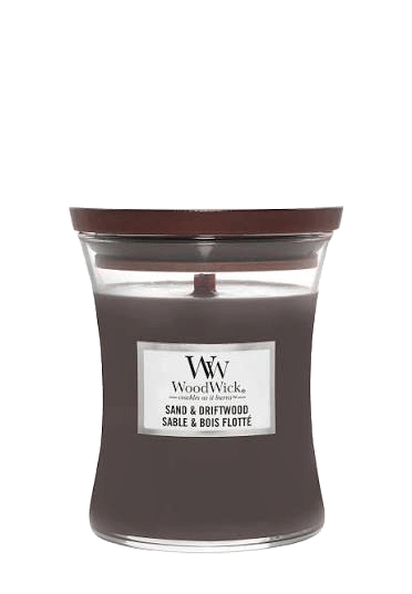 WoodWick Medium Hourglass Sand & Driftwood 275 g