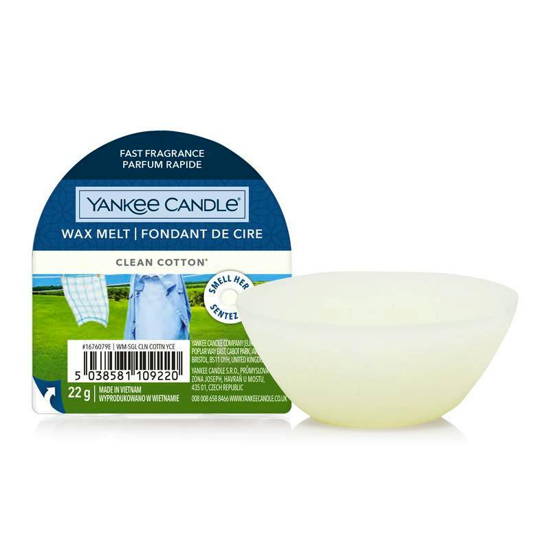 Yankee Candle Single Wax Melts Clean Cotton 1 stk