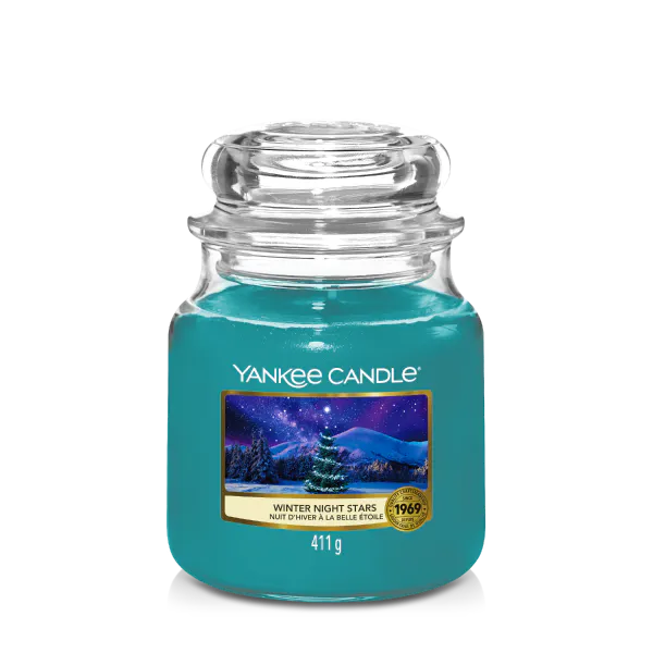Yankee Candle Classic Winter Night Stars Medium Candle 1 st