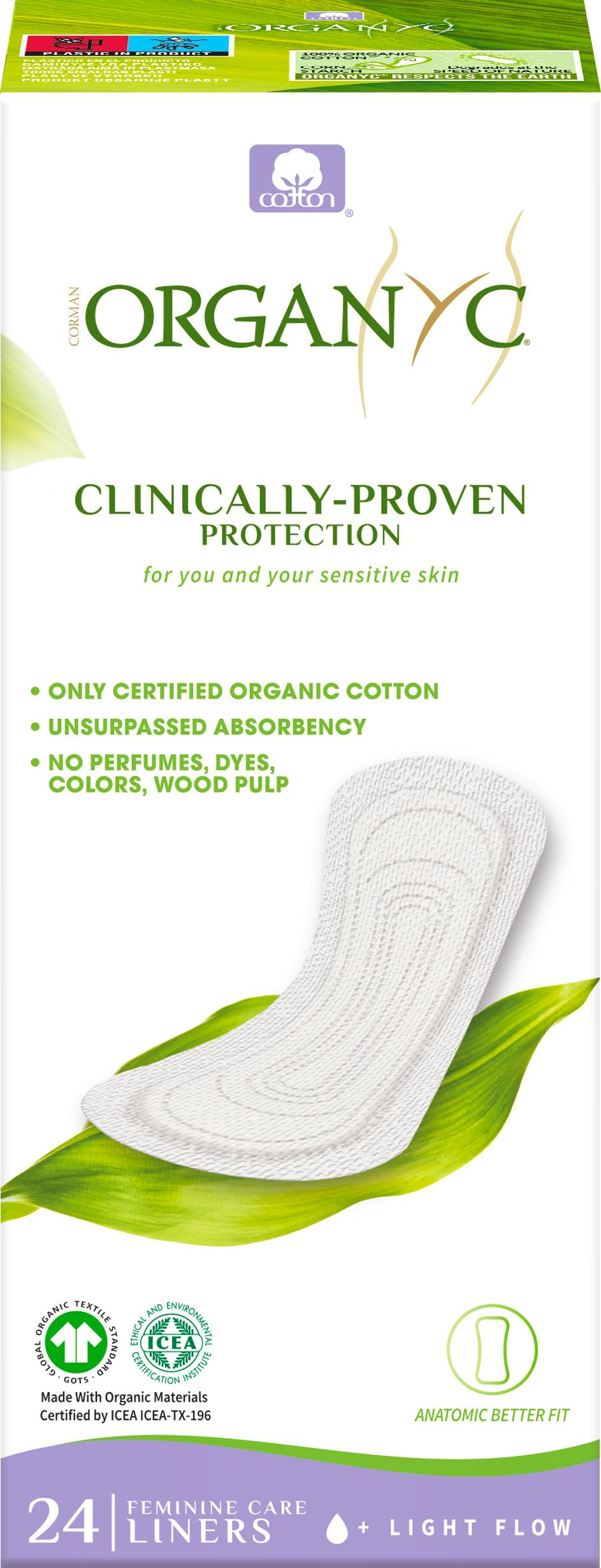 Organyc Panty Liners 24 pcs
