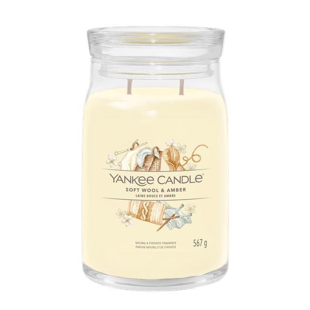 Yankee Candle Signature Large Soft Wool & Amber 1 stk