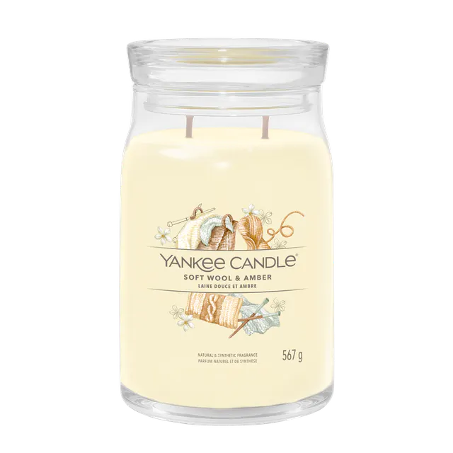 Yankee Candle Signature Large Soft Wool & Amber 1 st