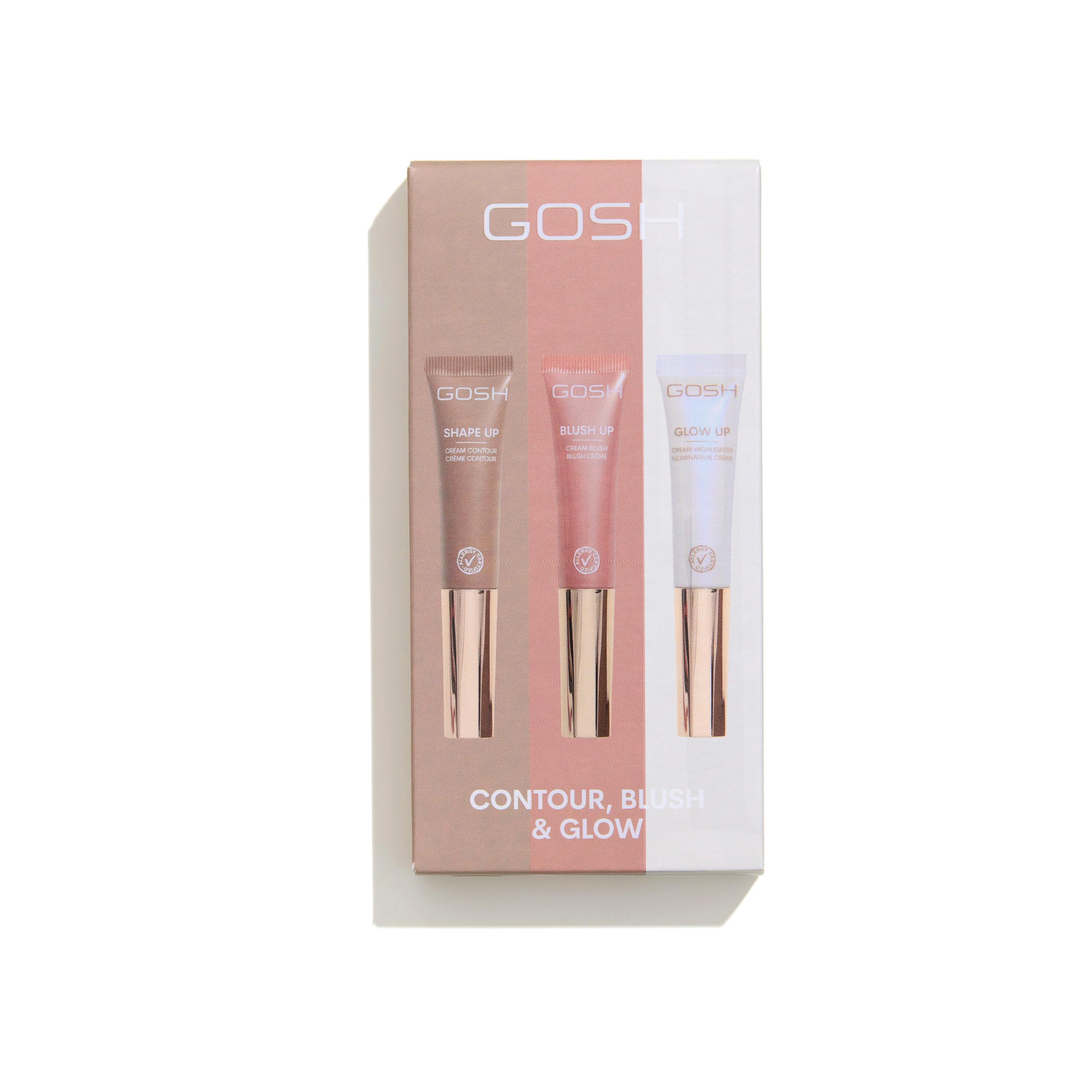 GOSH Contour Blush & Glow Giftbox 14 ml + 14 ml + 14 ml