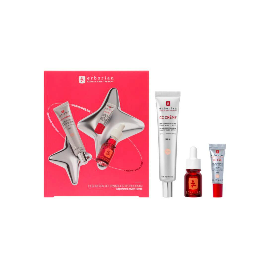 Erborian CC Duo Skin Therapy Clair Kit 3 stk