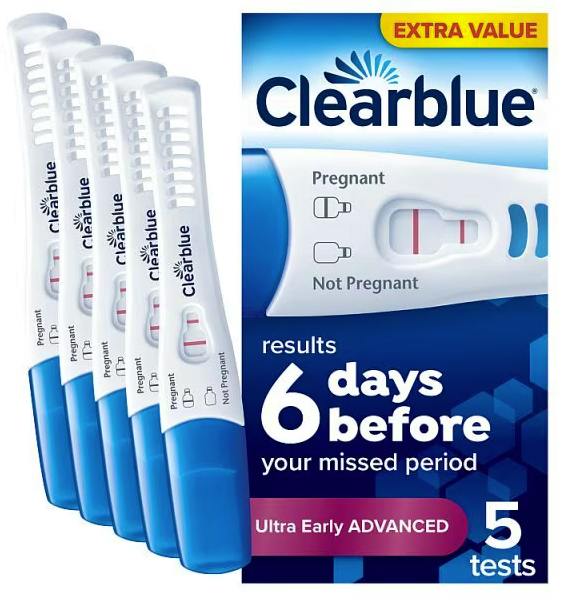Clearblue Pregnancy Test Ultra Early 5 pcs