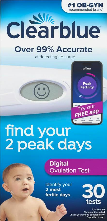 Clearblue Digital Ovulation Test 30ct 30 stk
