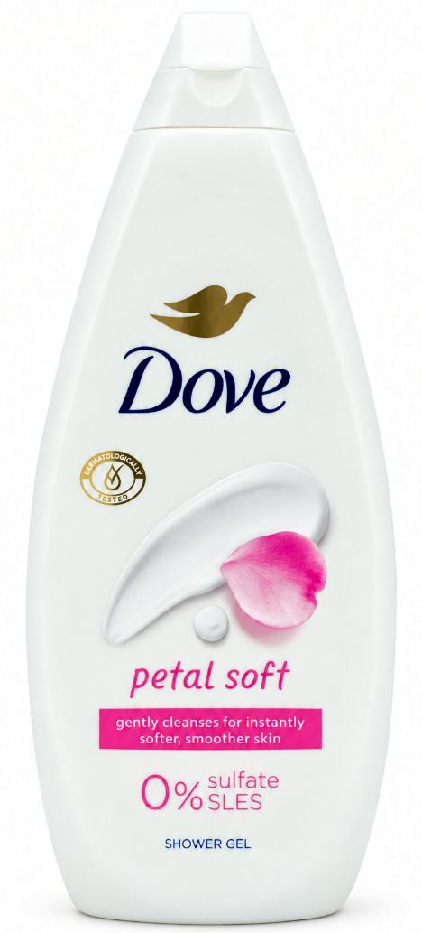 Dove Shower Gel Soft Petal 720 ml