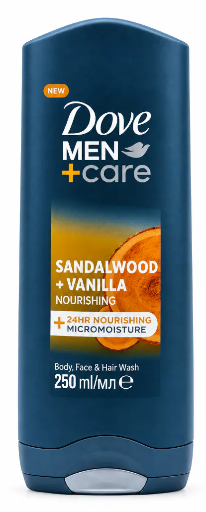 Dove Shower Gel Men+Care Sandalwood & Vanilla 250 ml