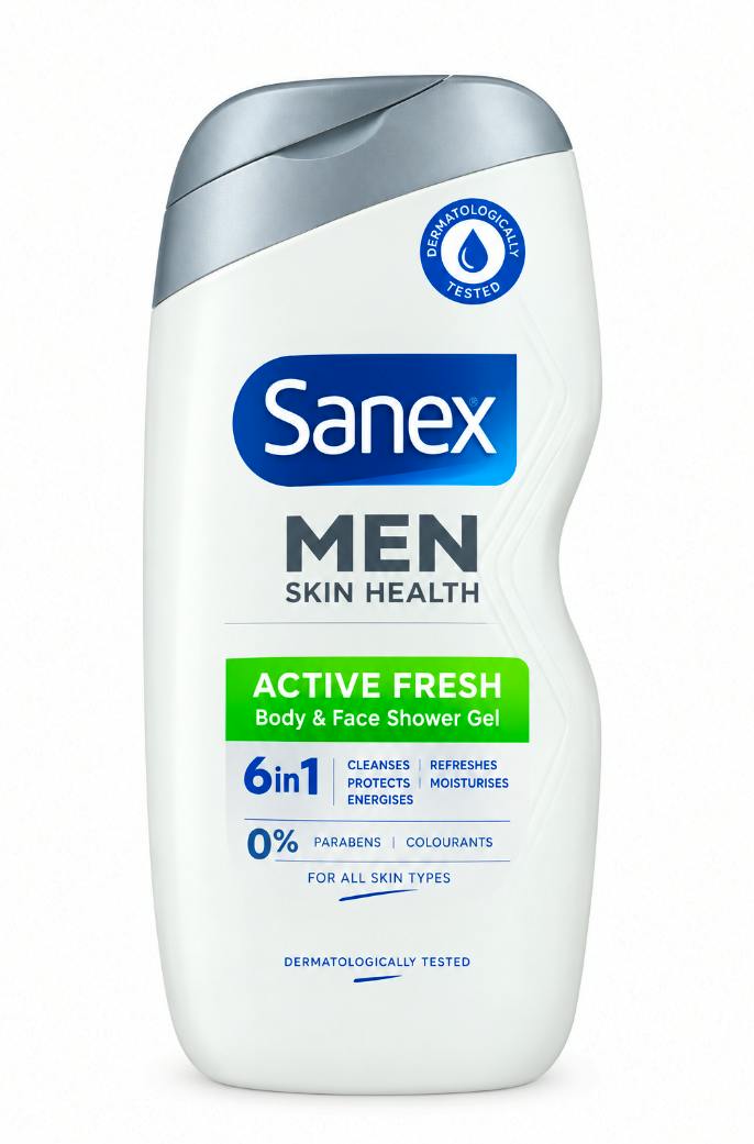 Sanex Men Showergel Active Fresh 400 ml