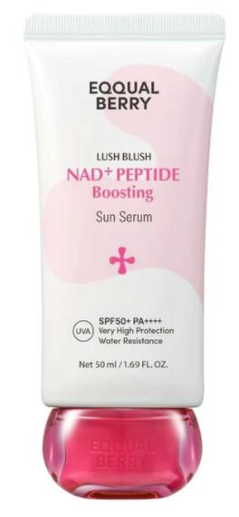 Eqqualberry NAD+ Peptide Boosting Sun Serum SPF50+ PA++++ 50 ml