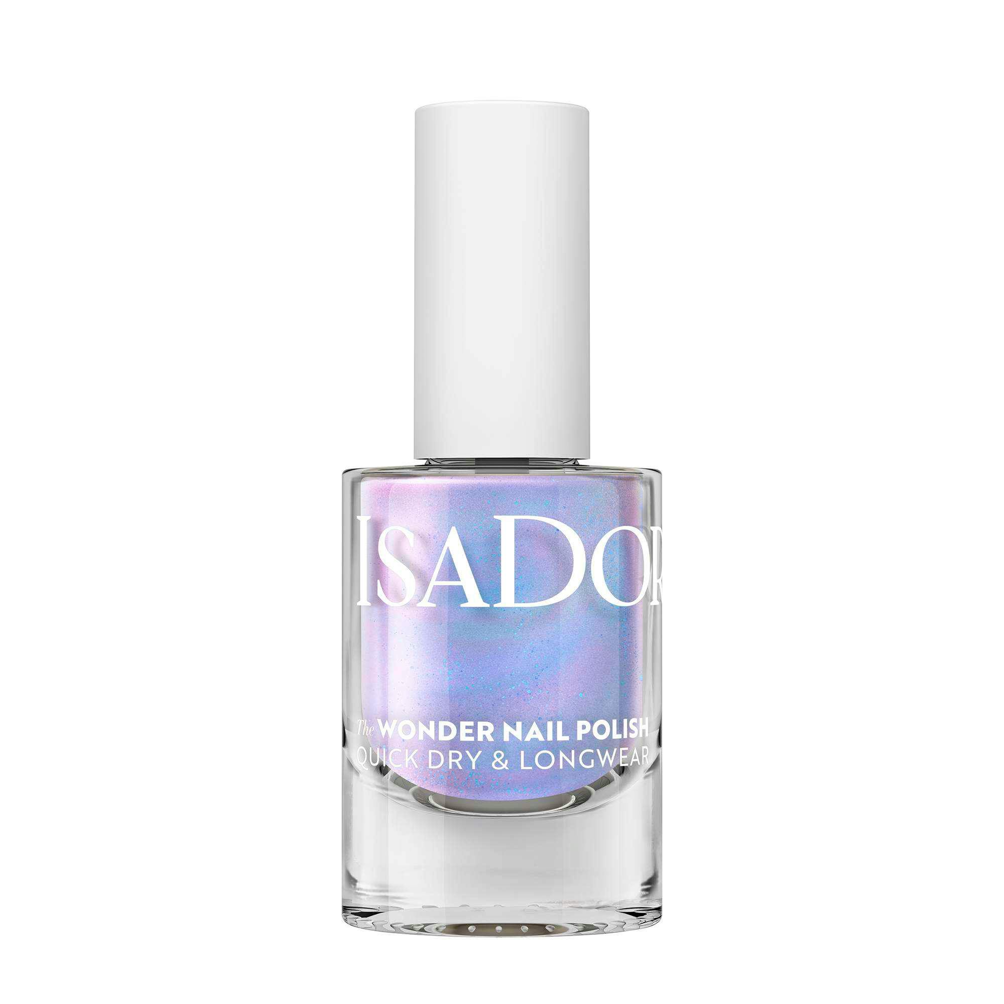 Isadora The Wonder Nail Polish Quick Dry & Longwear 151 Purple Sparkle 5 ml