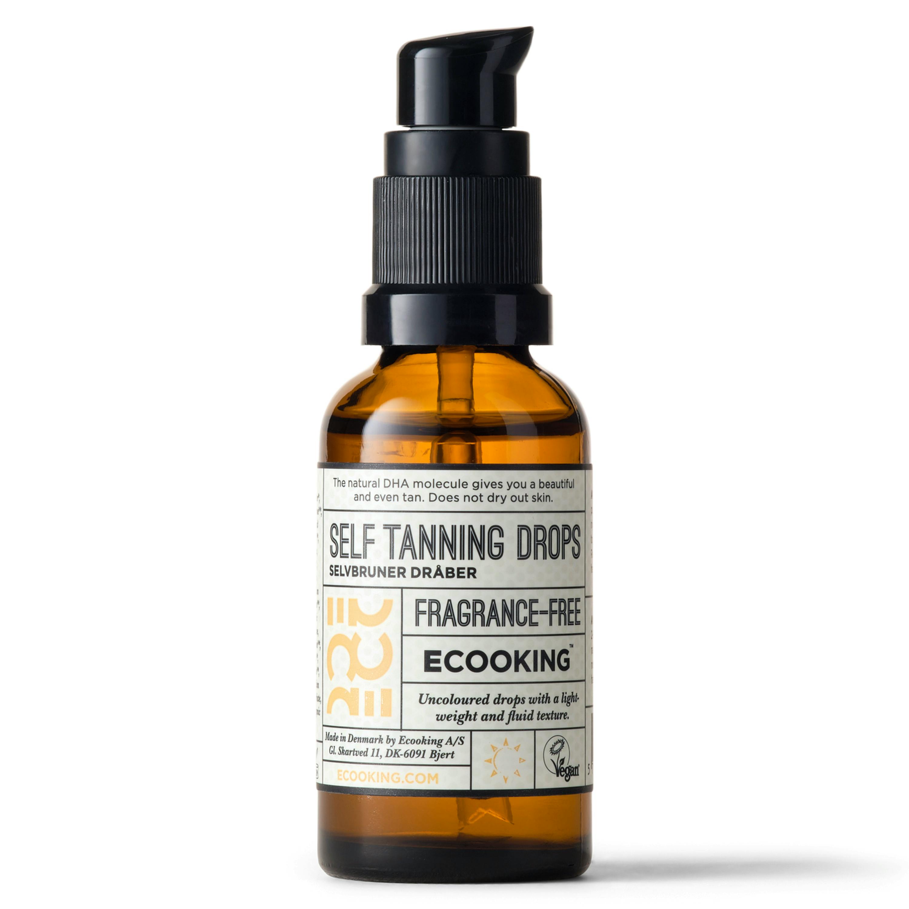 Ecooking Self Tanning Drops Fragrance Free 30 ml