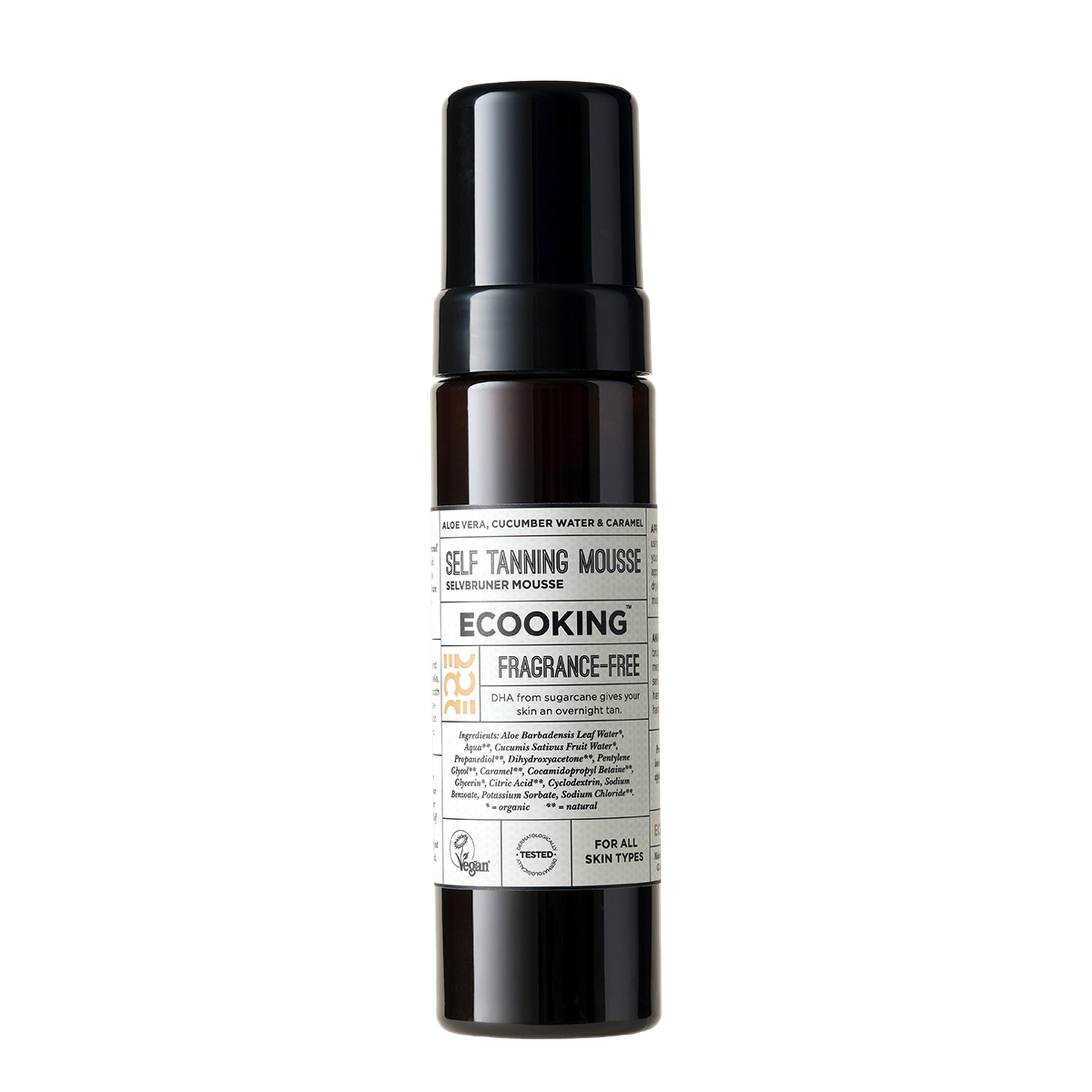 Ecooking Self Tanning Mousse Fragrance Free 200 ml