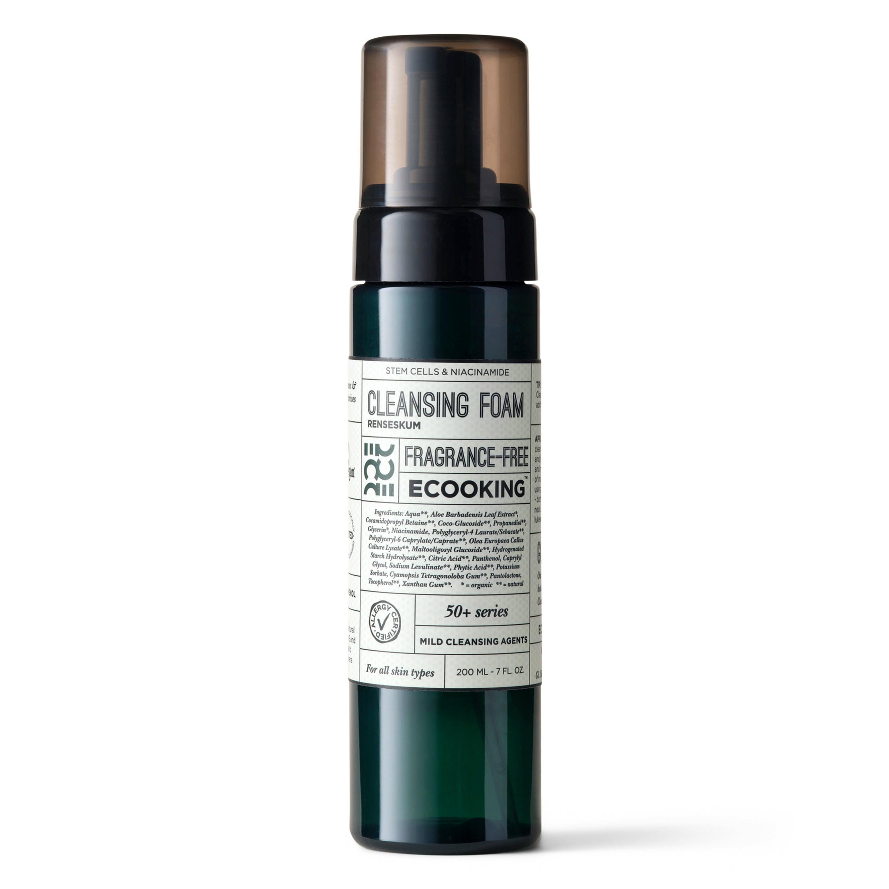 Ecooking Cleansing Mousse Fragrance Free 200 ml