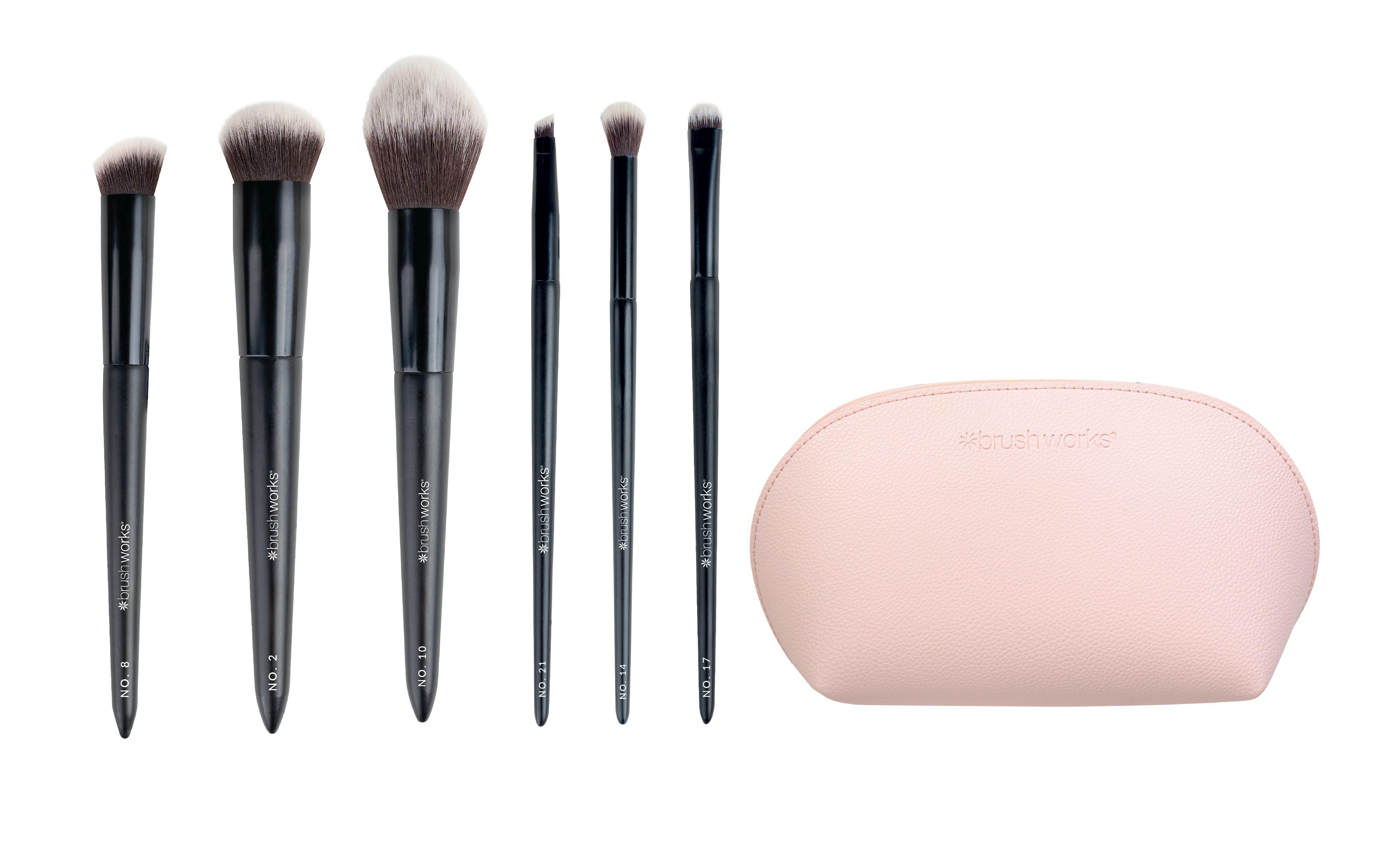 brushworks Essentials Makeup Brush Set 7 kpl
