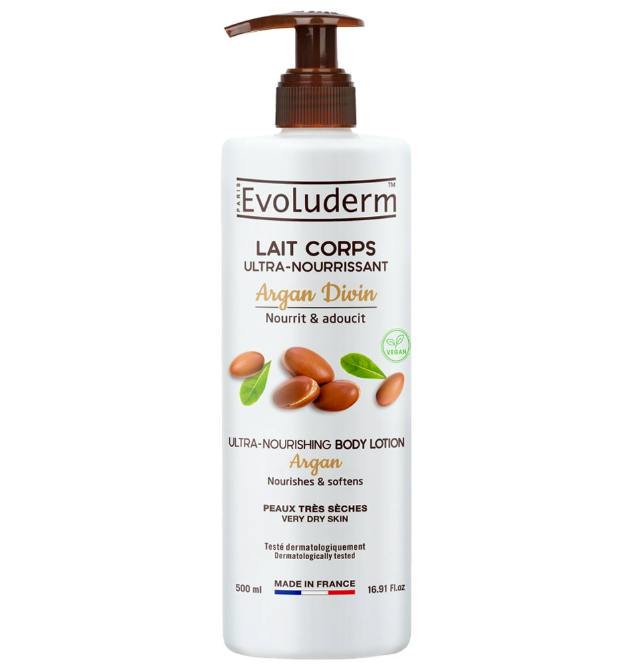 Evoluderm Argan Oil & Shea Butter Moisturizing Body Lotion 500 ml