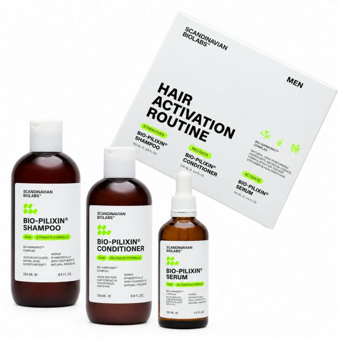 Scandinavian Biolabs Hair Routine Women 250 ml + 250 ml + 100 ml