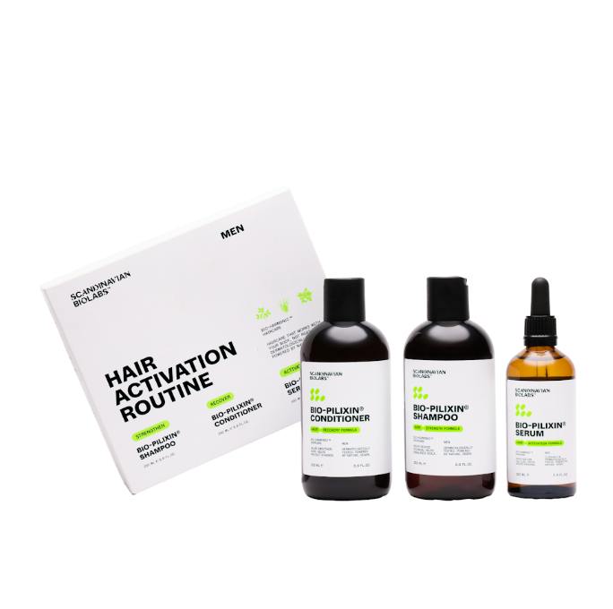 Scandinavian Biolabs Hair Routine Men 2 x 250ml + 100ml