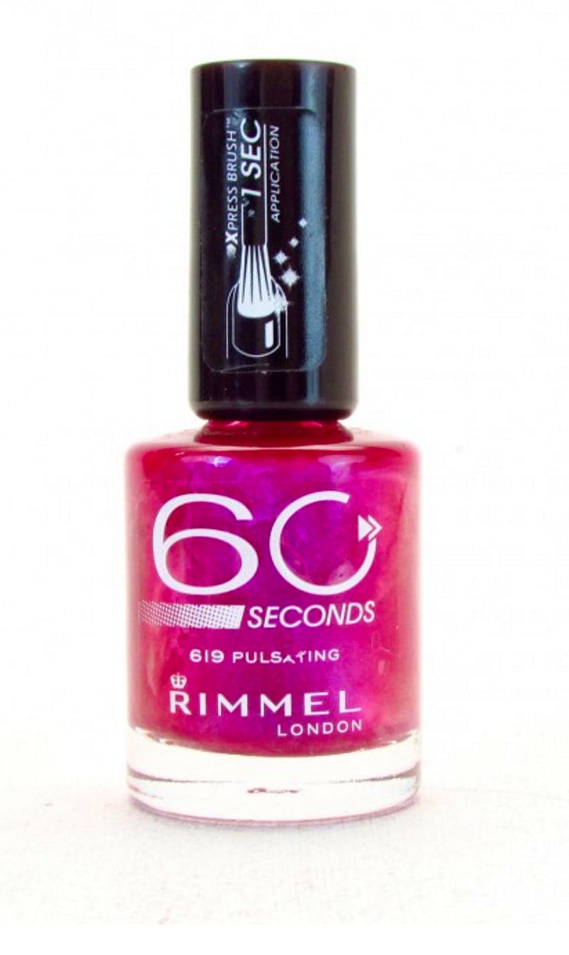 Review: Rimmel 60 Seconds Nail Polishes - Lara's Pint of Style