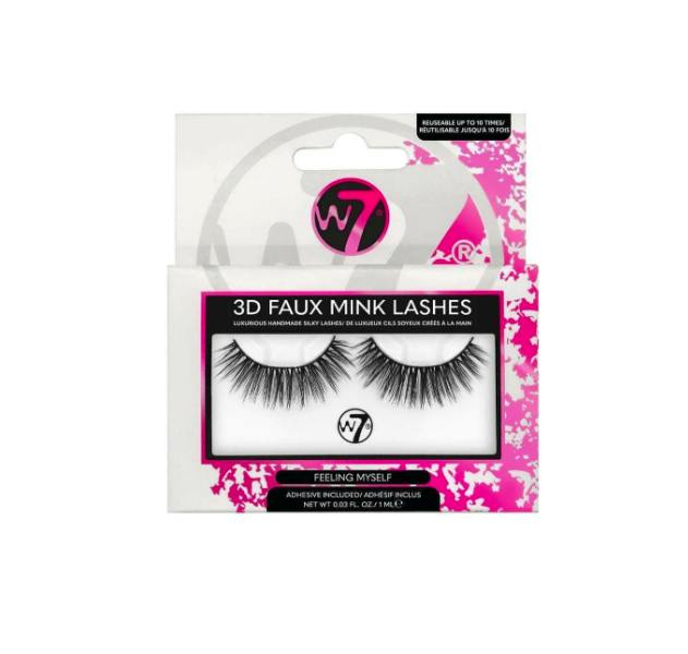 W7 3D Faux Mink Lashes Feeling Myself 1 pari