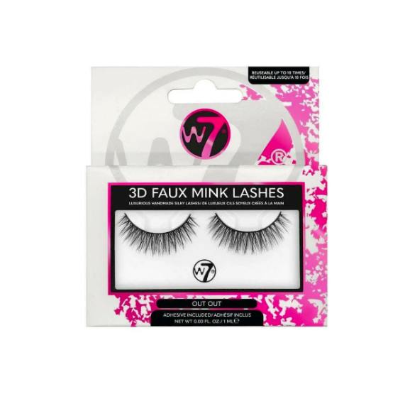 W7 3D Faux Mink Lashes Out Out 1 pari