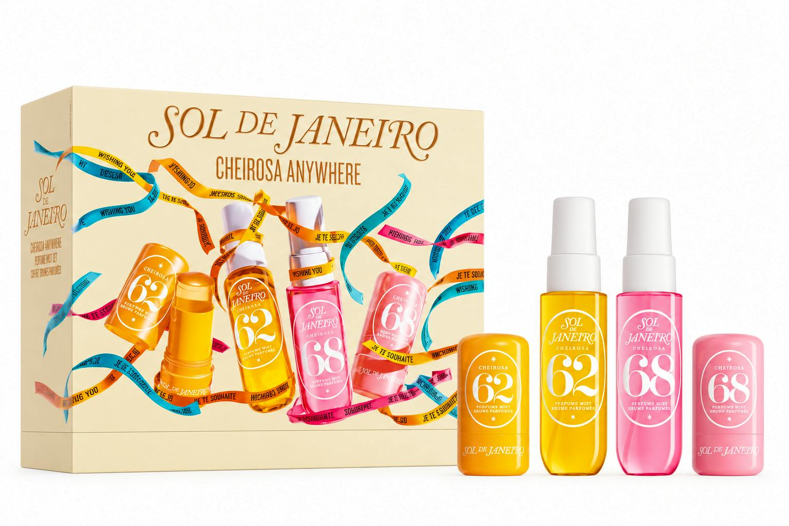 Sol de Janeiro Cheirosa Anywhere Set 30 ml + 30 ml + 4 ml + 4 ml