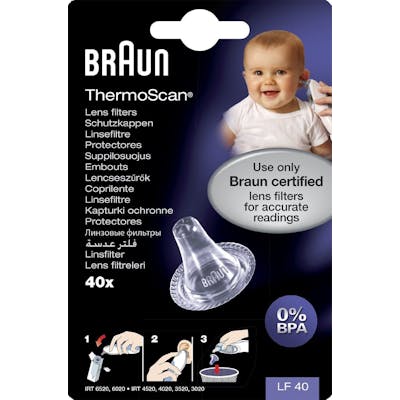 Braun ThermoScan Lens Filters 40 kpl